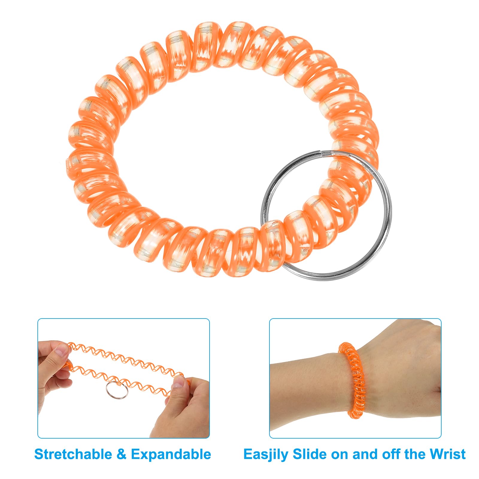 PATIKIL Stretchable Wristband Wristlet Keychain - Image 3