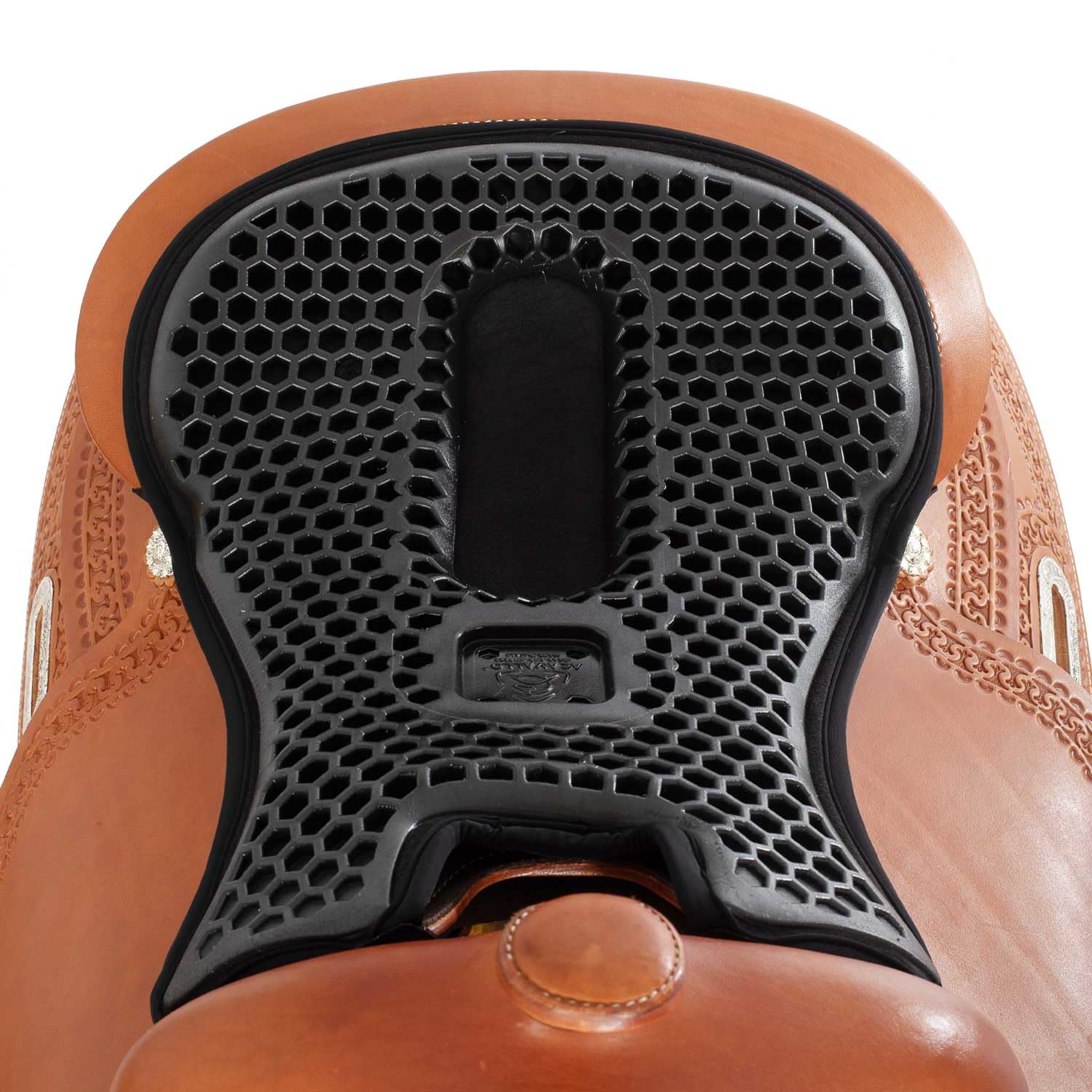 ACAVALLO COPRISEGGIO WESTERN (ORTHO-COCCYX WESTERN) IN GEL CON DRI-LEX (NERO)