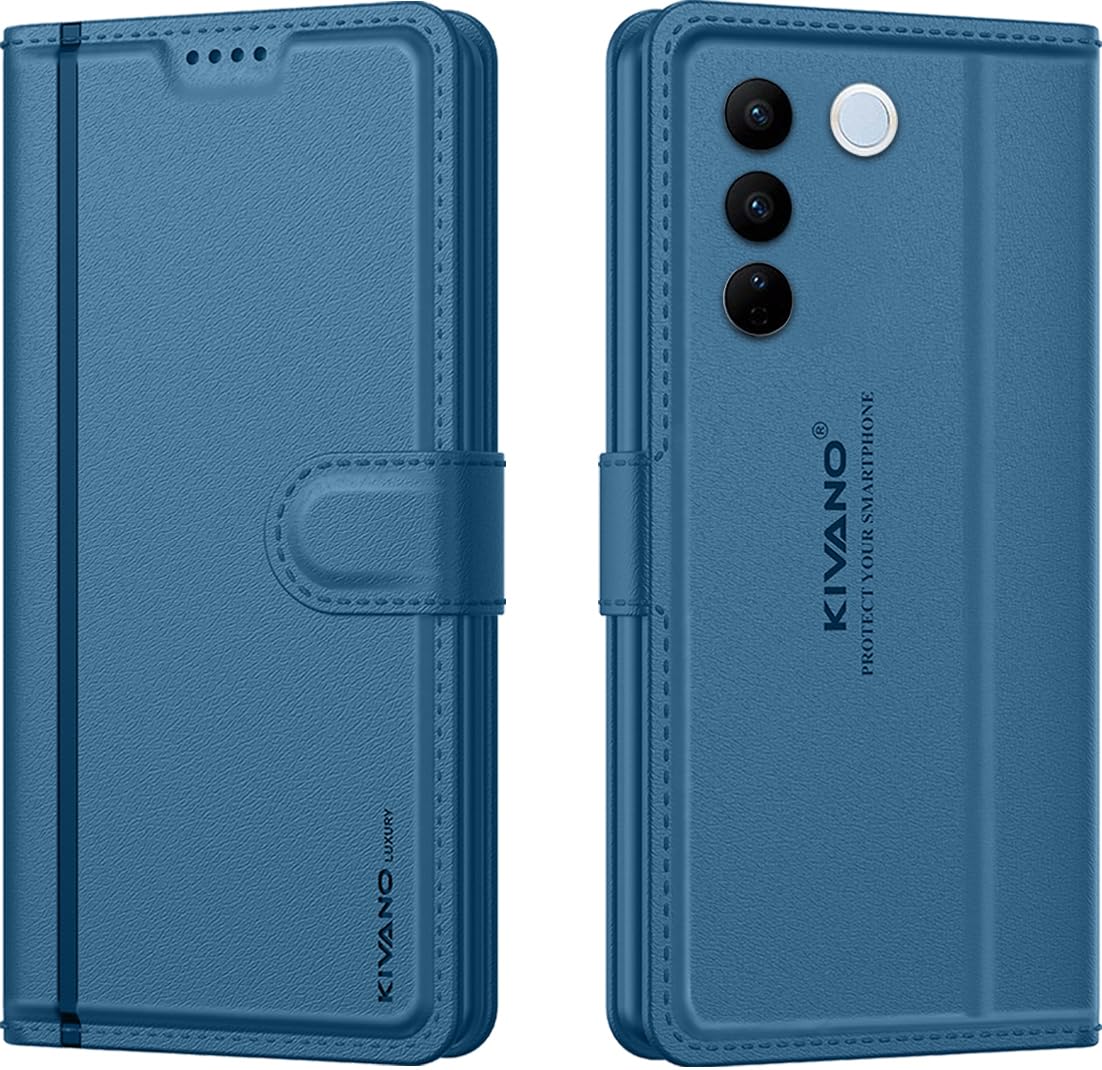 KIVANO LUXE® Compatible with Vivo V27 / Vivo V27 Pro Artisanal Leather Wallet Case with Card Holder for Men Women, Magnetic Flip Folio Cover with Stand RFID Blocking Cell (B0CB4LGNLL) Amazon Price History, Amazon Price Tracker