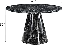 Vista 2 de Mesa de comedor W, tapa de piedra de ingeniería