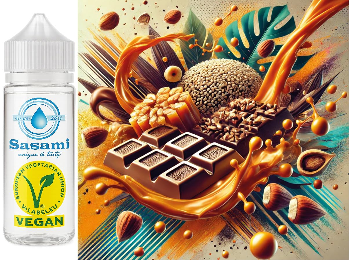 Dark Sesame Chocolate Affair – sezam kakao orzech laskowy aromat koncentrat – Wegański – Sasami – 100ml