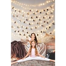 JUISEE LED Photo Clip String Lights Home Decor Indoor/Outdoor, Battery Powered String Lights Lamp for Home/Party/Christmas Decoration Christmas Birthday Wedding Party Festival Decor