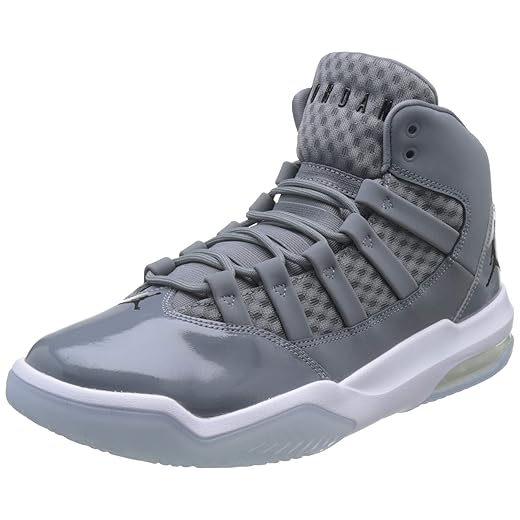 Nike Men's Jordan Max Aura Shoe, Cool Grey/Black-white-clear, 13