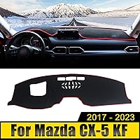 Vista 2 de DRAXEZ Tapete para cubierta de tablero de automóvil, evita la luz, para Mazda CX-5 CX5 CX 5 KF 2017-2019 2020 2021 2022 2023 accesorios