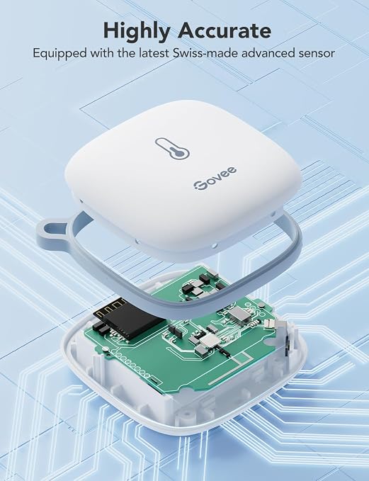 Sensor WiFi Govee H5179, Higrómetro, Paquete de 2 miniatura 3