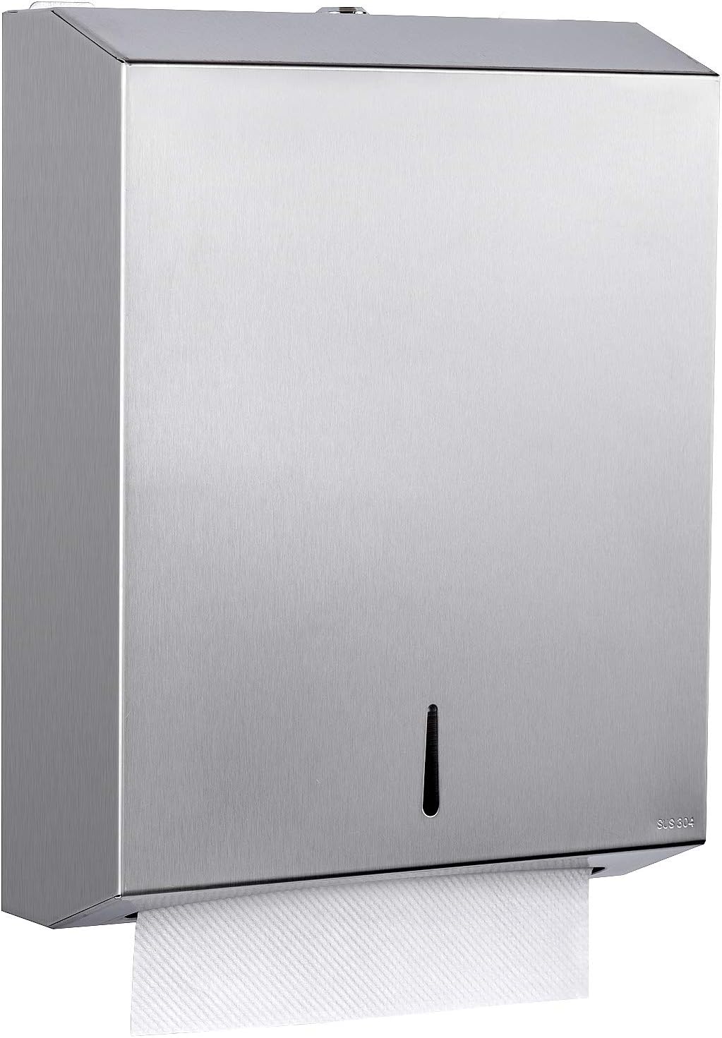 NATURE SUPPLIES | Bamboo Paper Towel Dispenser Wall Mounted | C-fold, Z