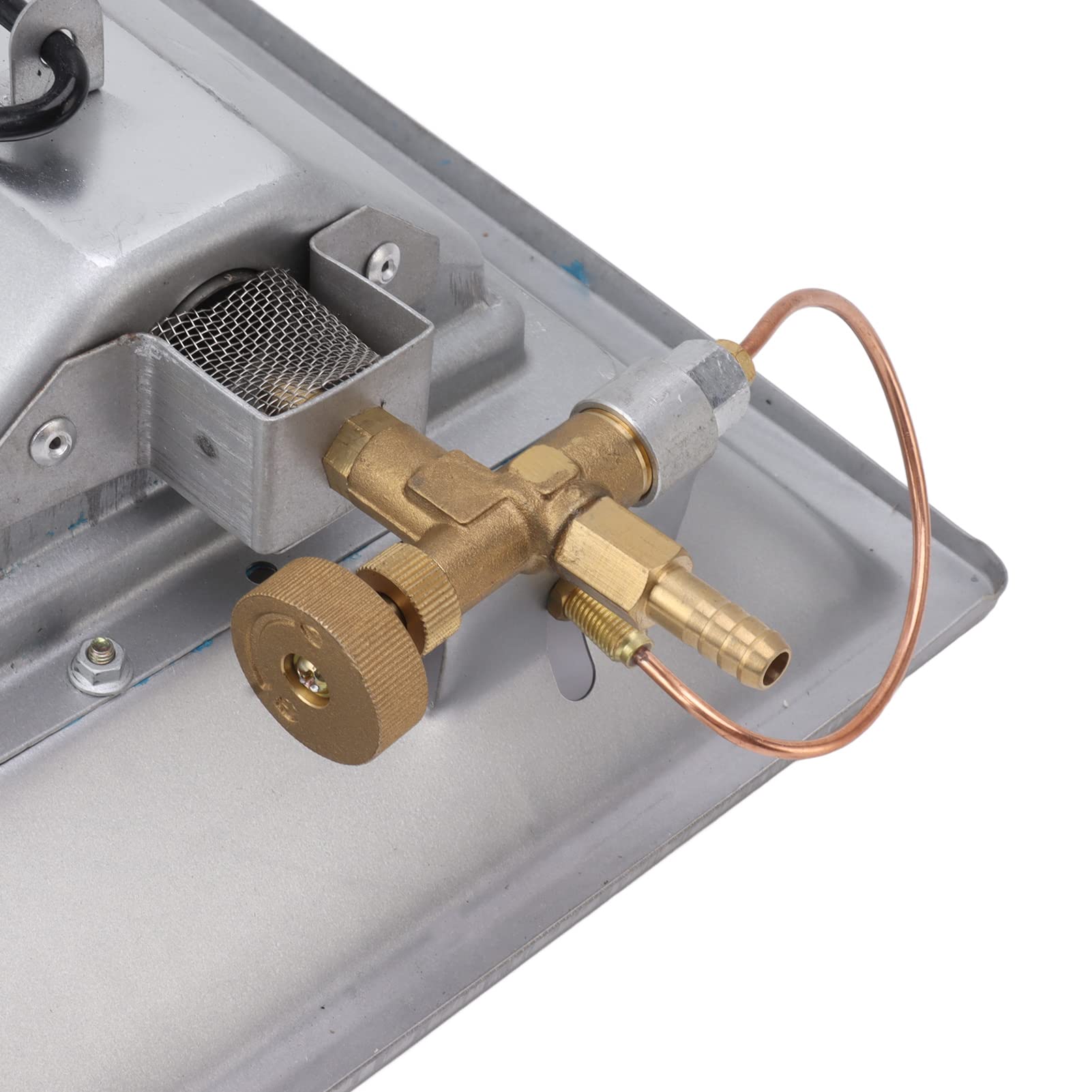 Cryfokt Calentador para Criadora de Pollitos, Equipo de Calefacción de Gas Infrarrojo 2,46 KW/h 2116 Kcal/h para 700-900 Pollitos 10-15㎡, con Control Manual para Gallinero de Pato