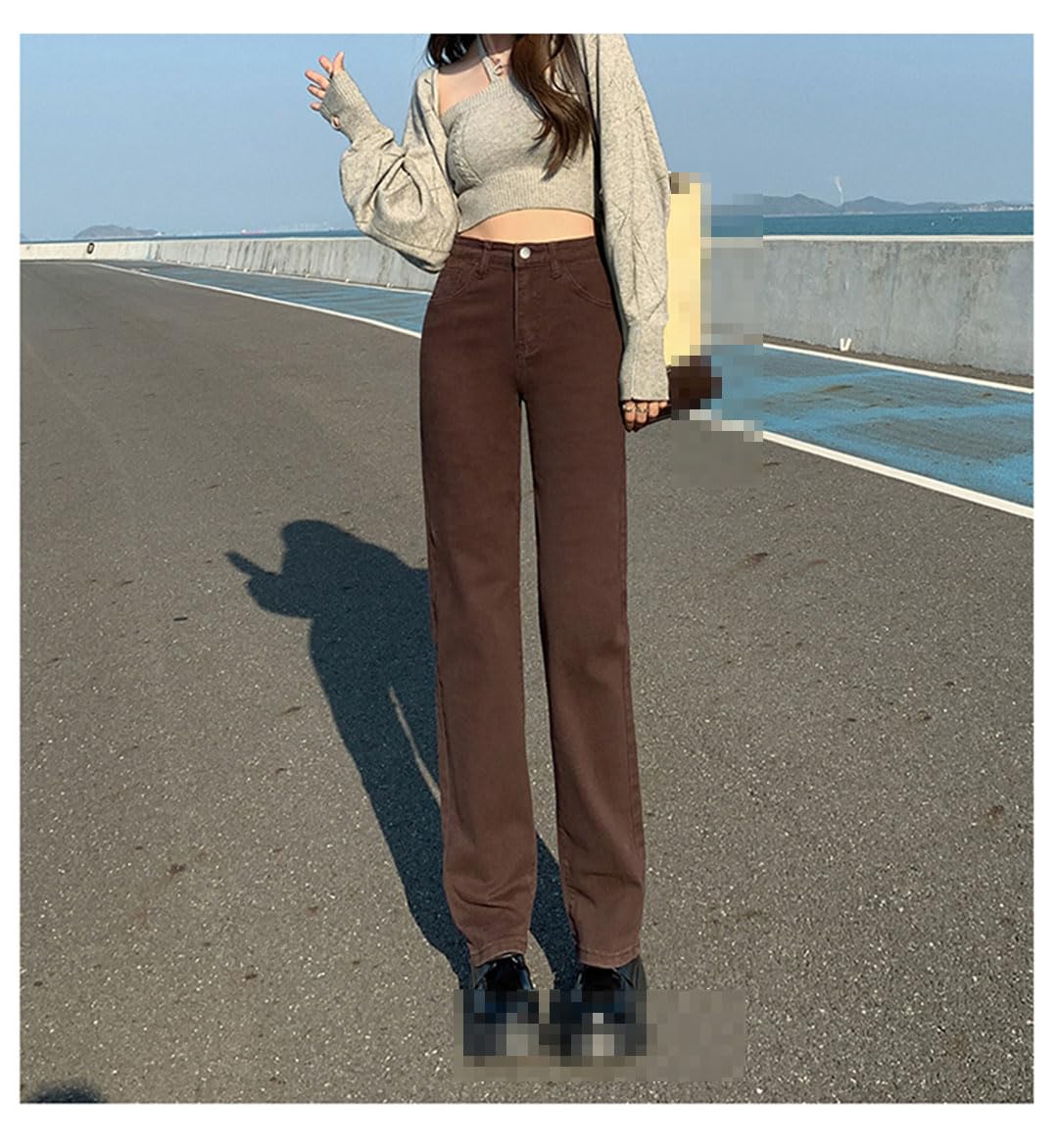 Ownwfeat Jeans Skinny Mujer Rectos Talle Alto