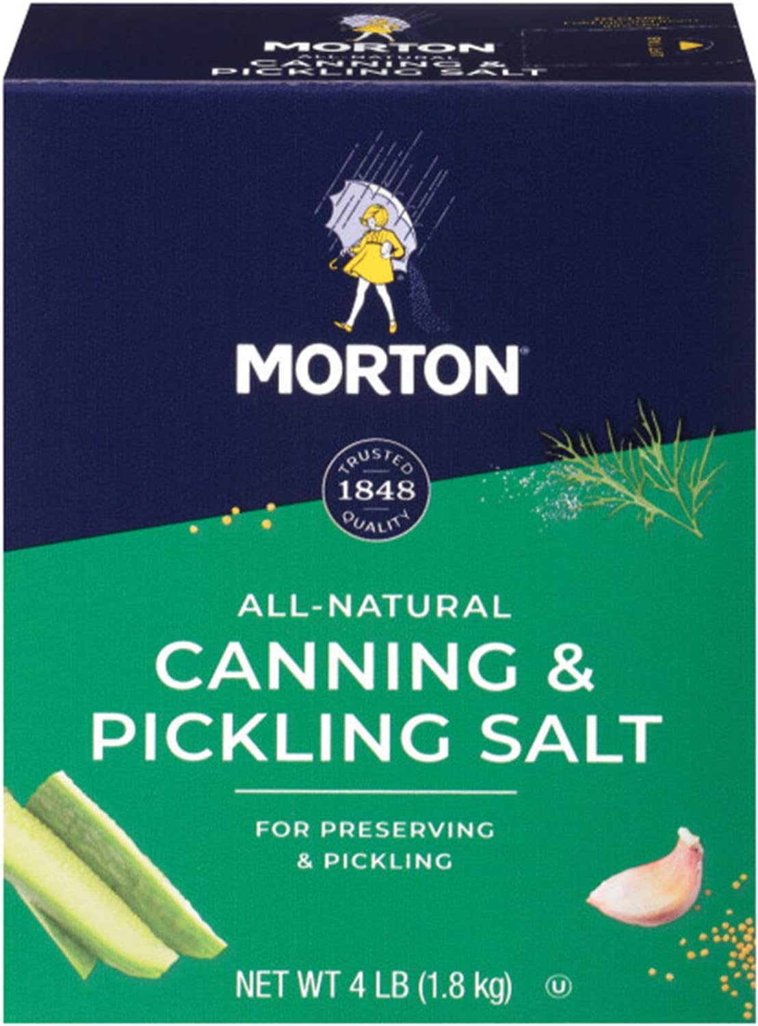 Morton Canning and Pickling Salt 4 Lb Box