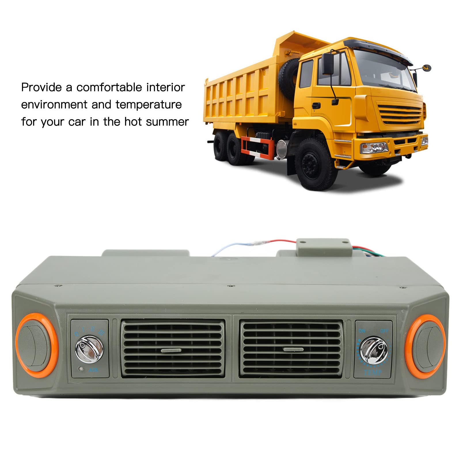 Evaporatore Compressore AC, Gruppo Evaporatore Aria Condizionata a Prestazioni Stabili Flusso d'Aria Elevato per Camper per Auto per Camper (12V)