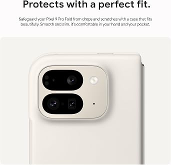 Google Pixel 9 Pro Fold Case - Durable Protection - Slim Android Phone Case - Porcelain