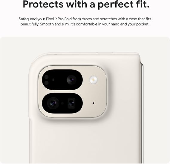 Google Pixel 9 Pro Fold Case - Durable Protection - Slim Android Phone Case - Porcelain