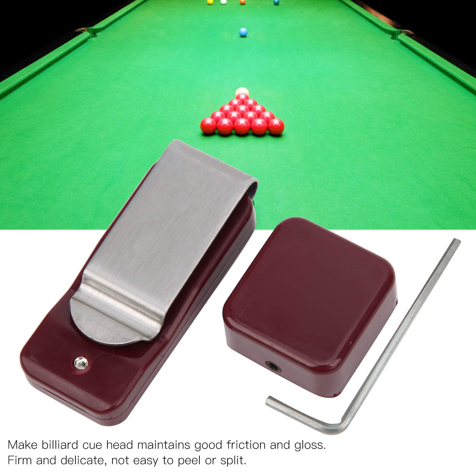 Snooker Chalk Cover, Snooker Chalk Holder, Plastic for Snooker Billiards