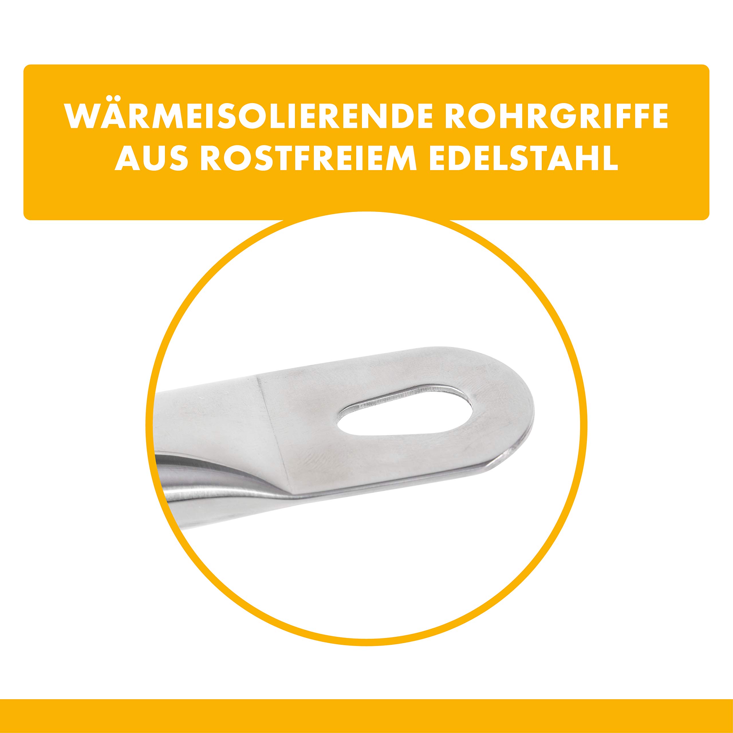 ilios Kochkunst Sauteuse multicouche 20 cm anti-adhésive compatible induction en acier inoxydable