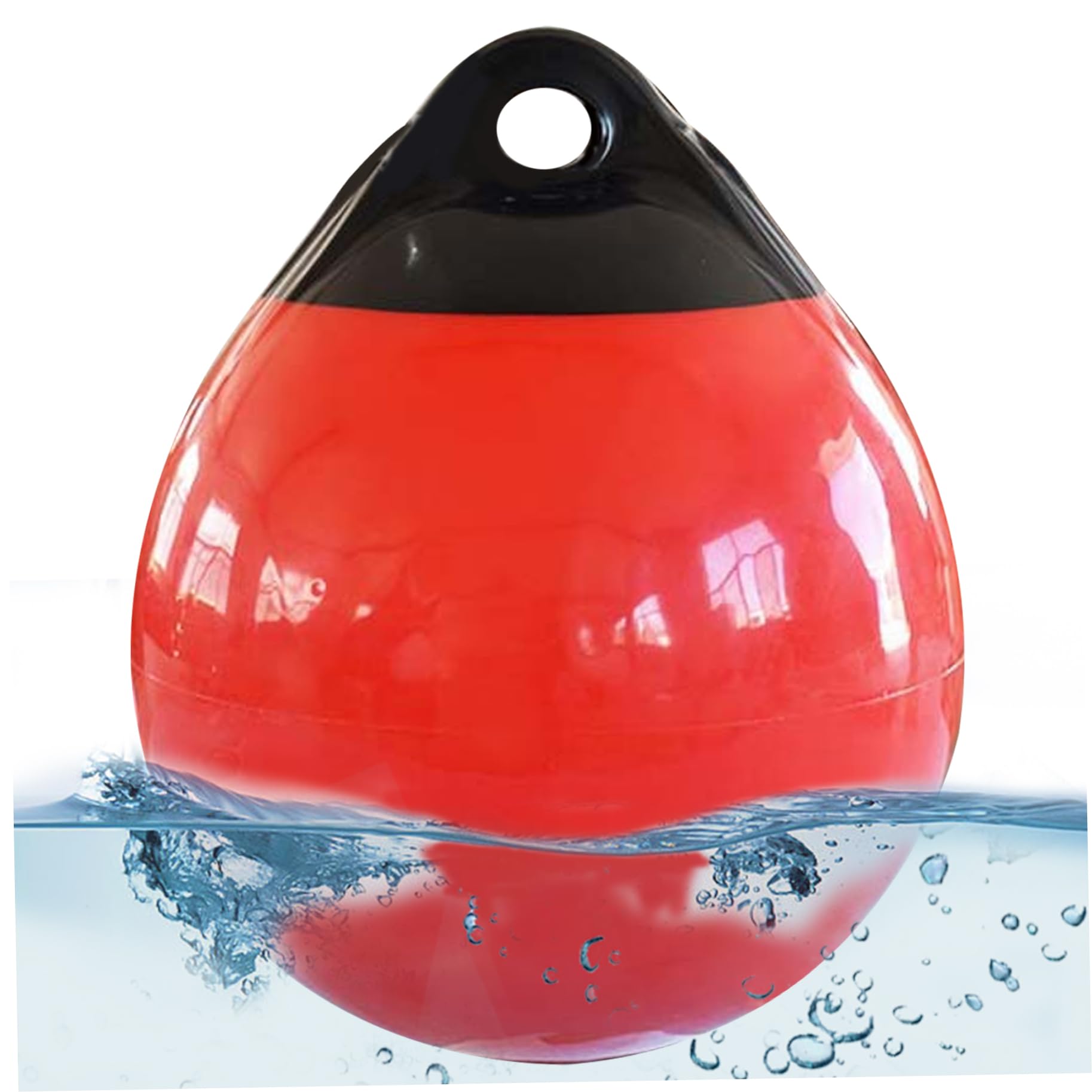 Boya de Barco de Gran flotabilidad de 8kg, Flotador Inflable de boya de Amarre de PVC, defensas de Parachoques de Barco de 9, 8x11, 8 para atracar/anclar/marcar