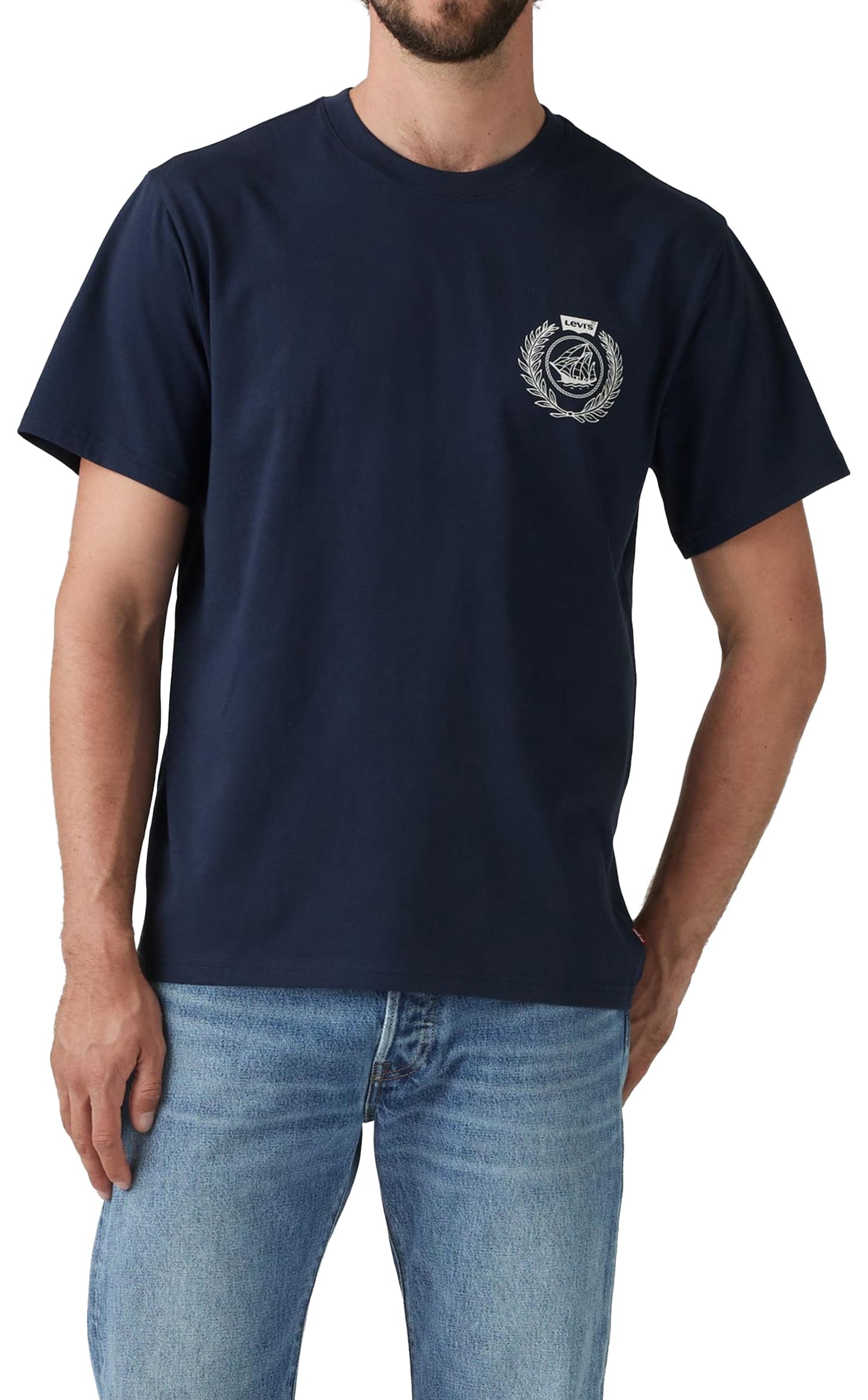 Levi's SS Relaxed Fit Tee Nautical Concept Navy, Nautical Concept Nav, S