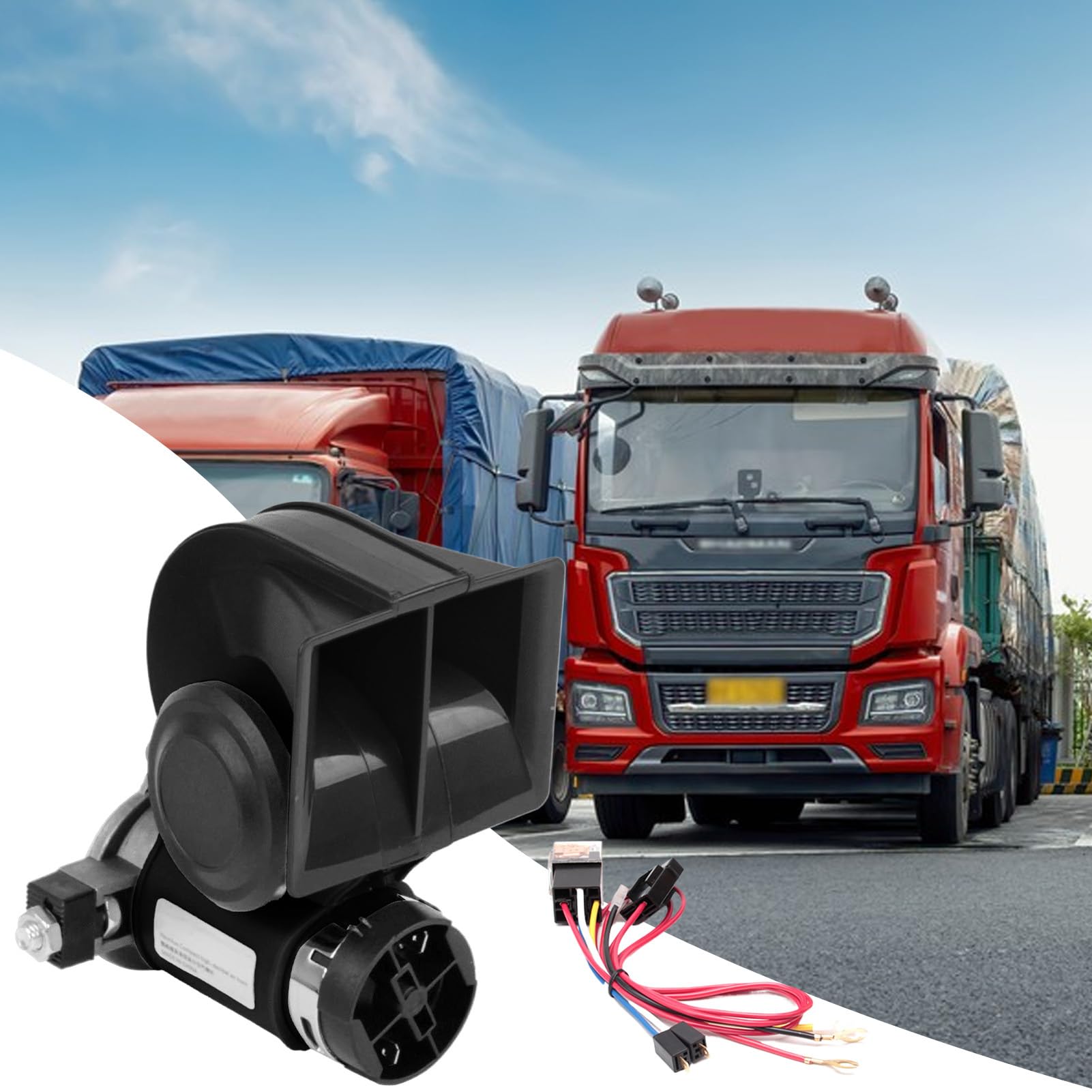 Para Camión Bocina Eléctrica De Aire Para Automoción
