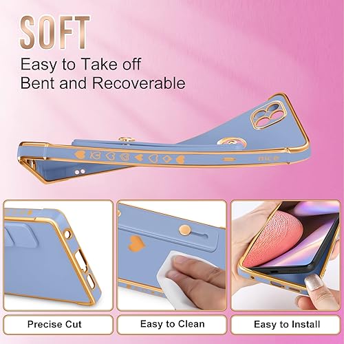 Miniatura 9 de Likiyami Funda 3 en 1 para Motorola Moto G Stylus 5G 2021 con diseño de corazón para mujeres y niñas, bonita funda de lujo con soporte, funda