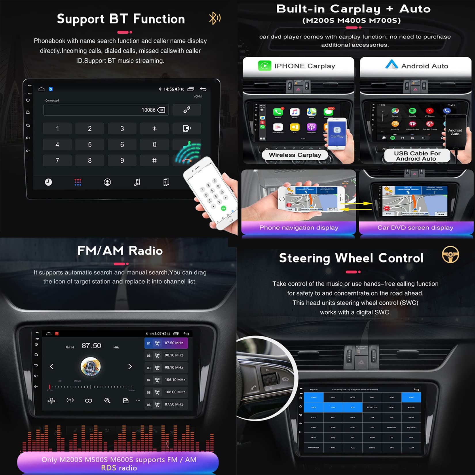 Amazon | Android 11 カーGPSナビゲーションカーステレオ ダブルディン