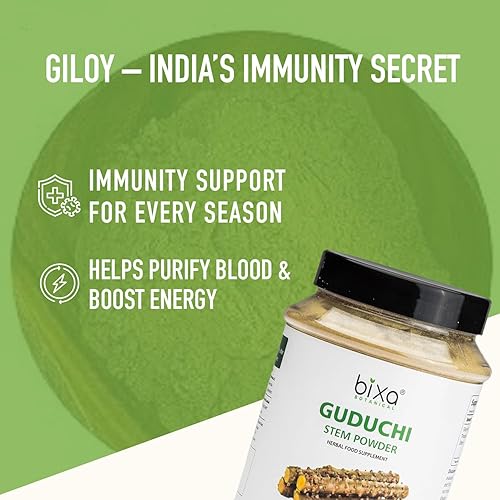 Vista 11 de bixa BOTANICAL Guduchi Powder Giloy Tinospora Cordifolia 7 oz Suplemento de hierbas ayurvédicas para apoyo a la inmunidad Sin gluten, sin