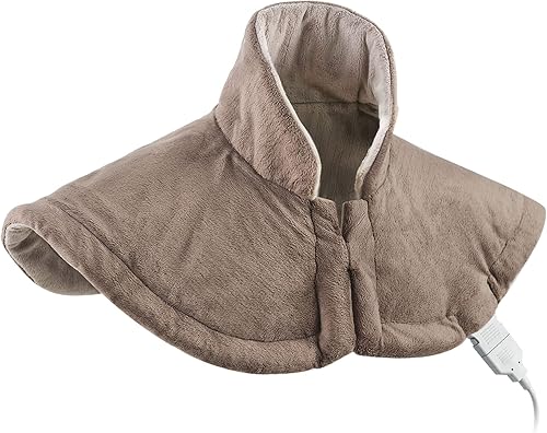 GOQOTOMO-Almohadilla térmica para aliviar el dolor abdominal y los calambres envolventes, terapia de calor húmedo y seco con almohadilla térmica