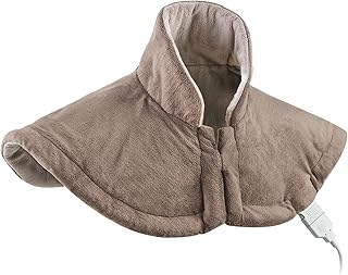 Heating Pad for/Shoulders/Neck/Back/Waist/AbdomenPain and Wrap Cramps Relief - Moist and Dry Heat Therapy with Auto-Off Electric Hot Heated Pad by GOQOTOMO-20"x25“ HW-PJ