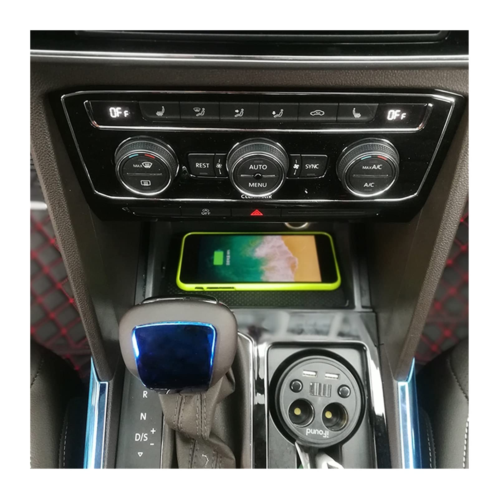 LHD Car QI Bezprzewodowa ładowarka dla telefonu Ładowarka