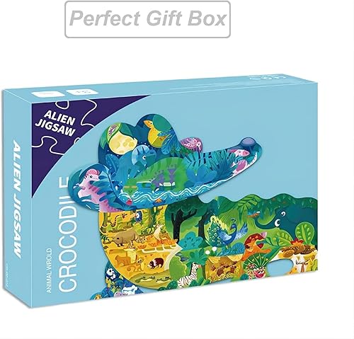 Miniatura 6 de Jigsaw Puzzles for Kids Ages 4-8, 8-10, Colorful Animal Shaped Puzzle Floor Puzzles Children Learning Educational Toys Games Gifts for Boys and