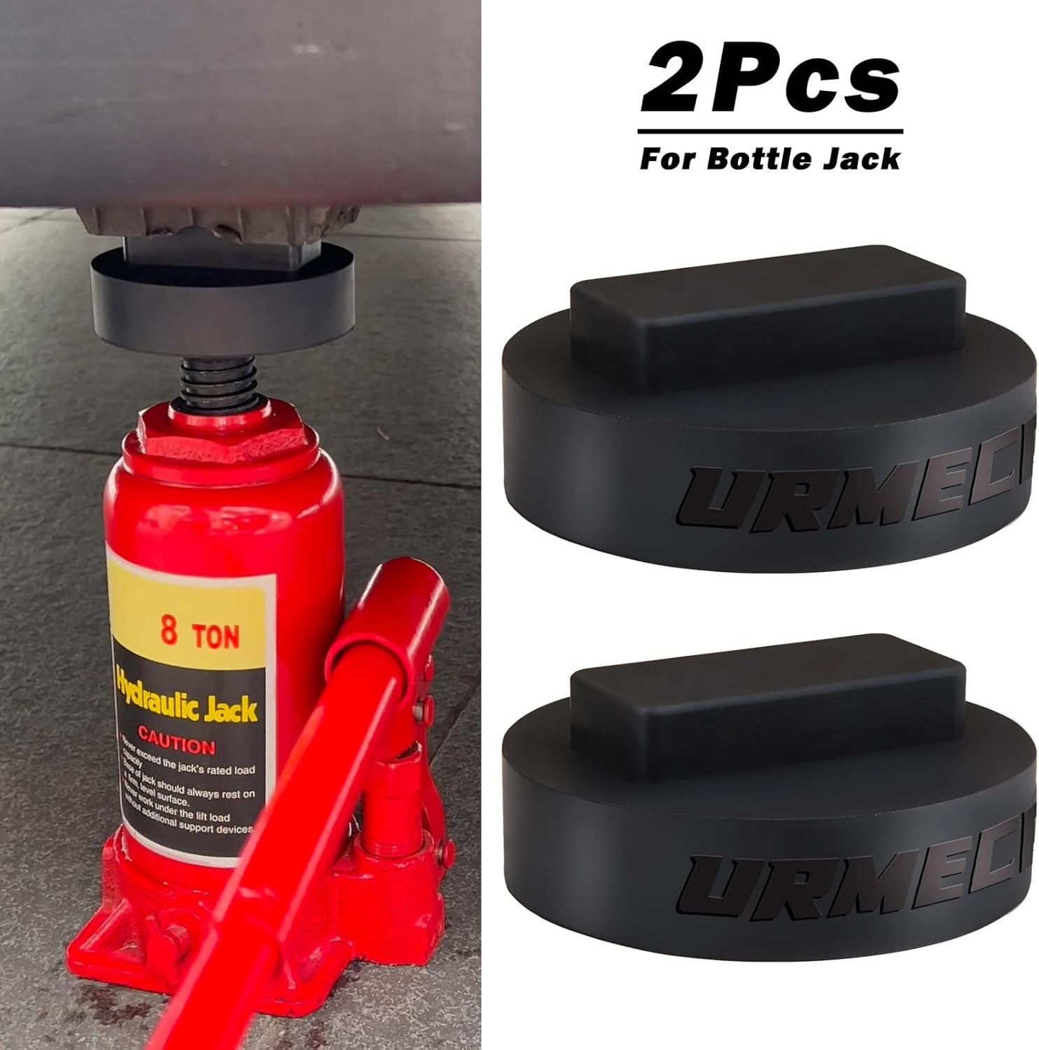 2pcs Axle Jack Stand Adapter and 2PCS Floor Jack Pads for BMW