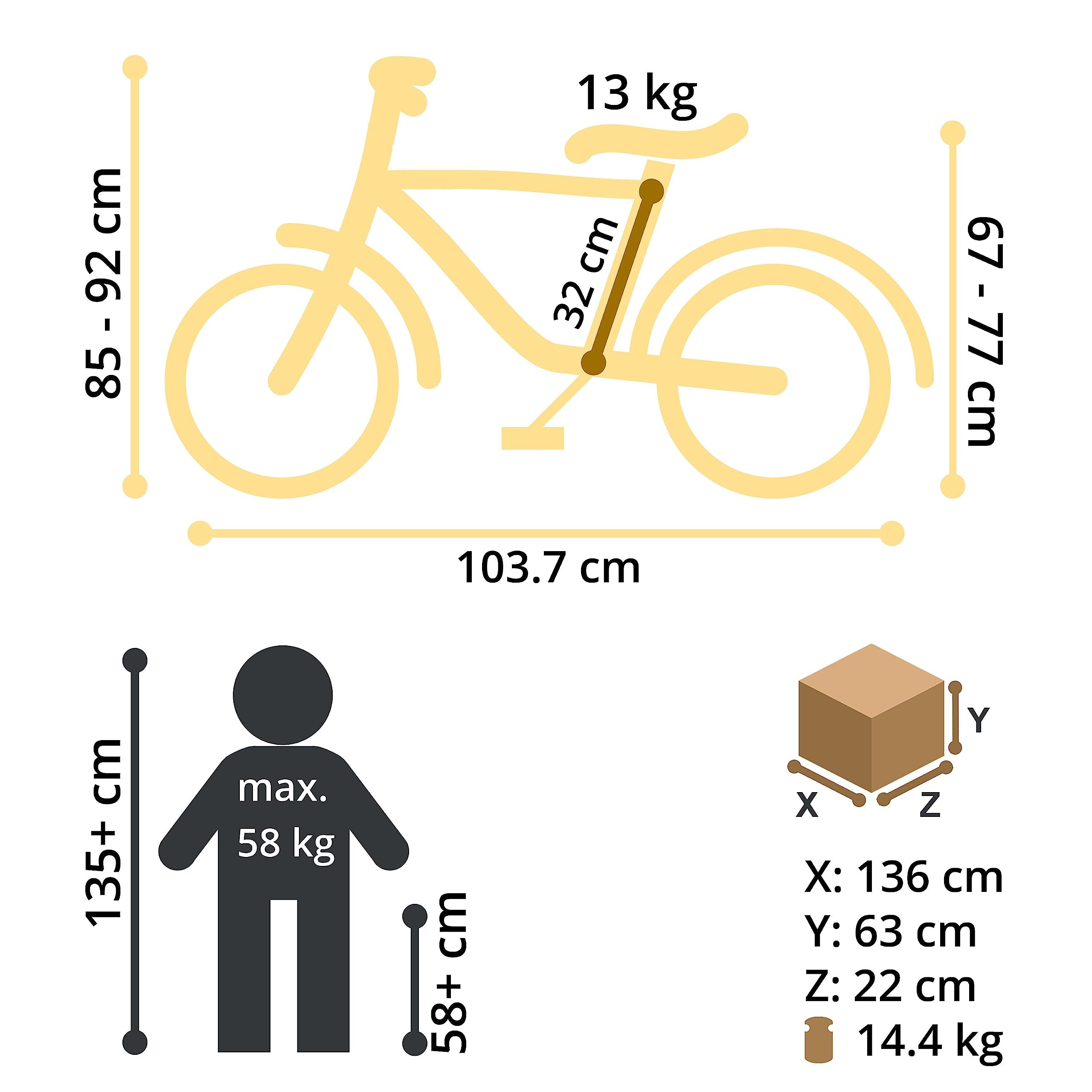 BIKESTAR Vélo Enfant pour Garcons et Filles de 10-13 Ans | Bicyclette Enfant 24 Pouces VTT avec Freins | Turquoise & Berry