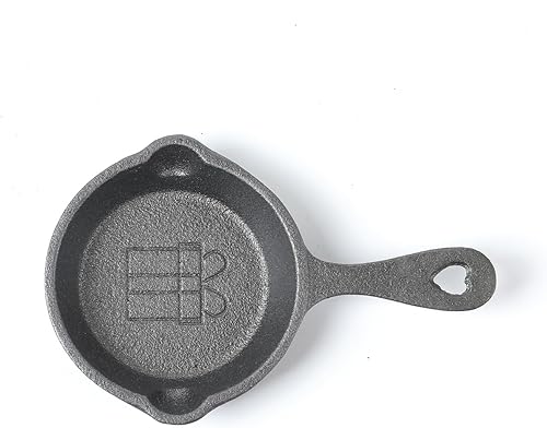 Miniatura 4 de HAWOK Mini sartén de hierro fundido DIA.2.8 pulgadas Redondo