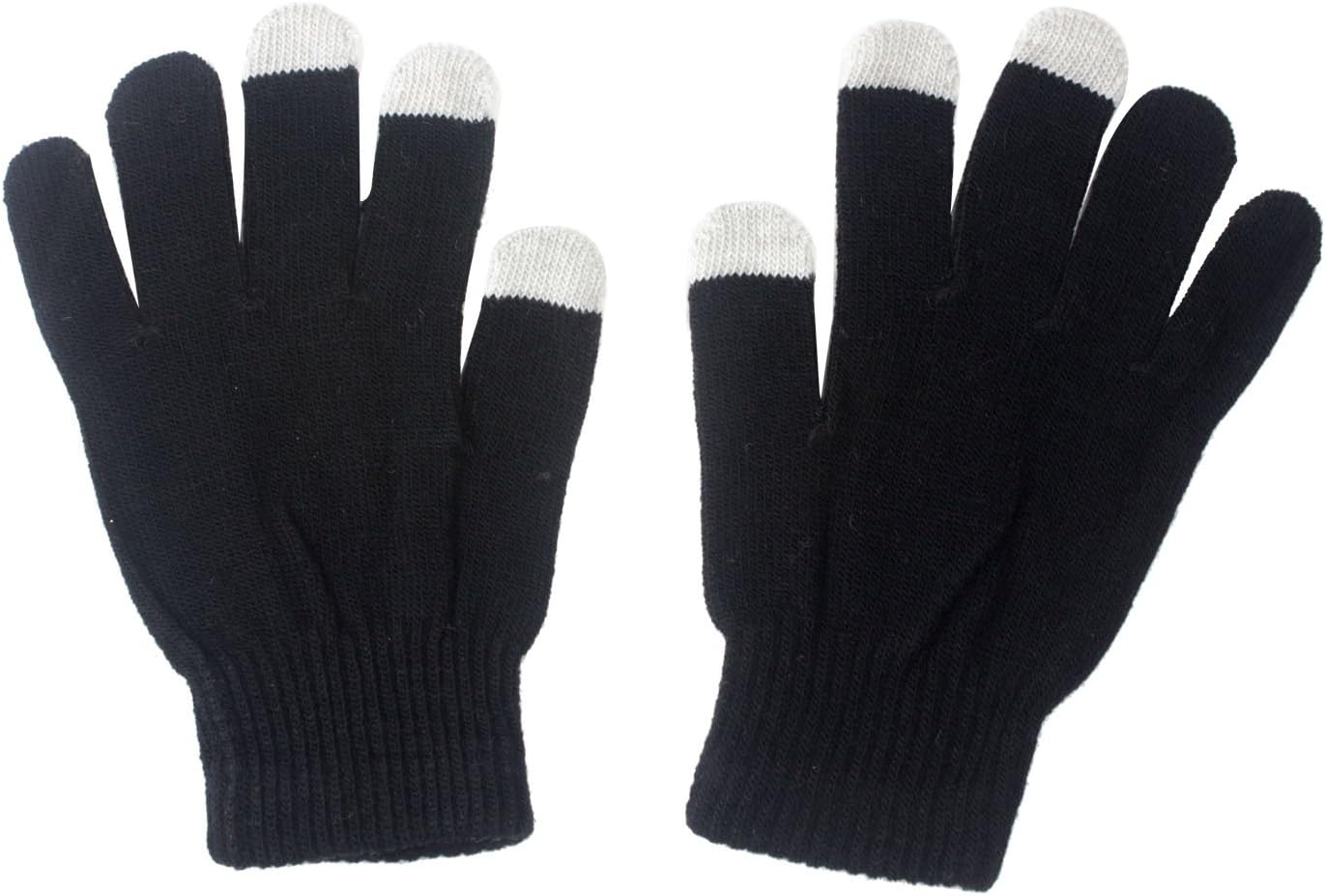 Touch Screen Texting Gloves (Large) - Works on All Touch Screen Phones, Tablets and GPS