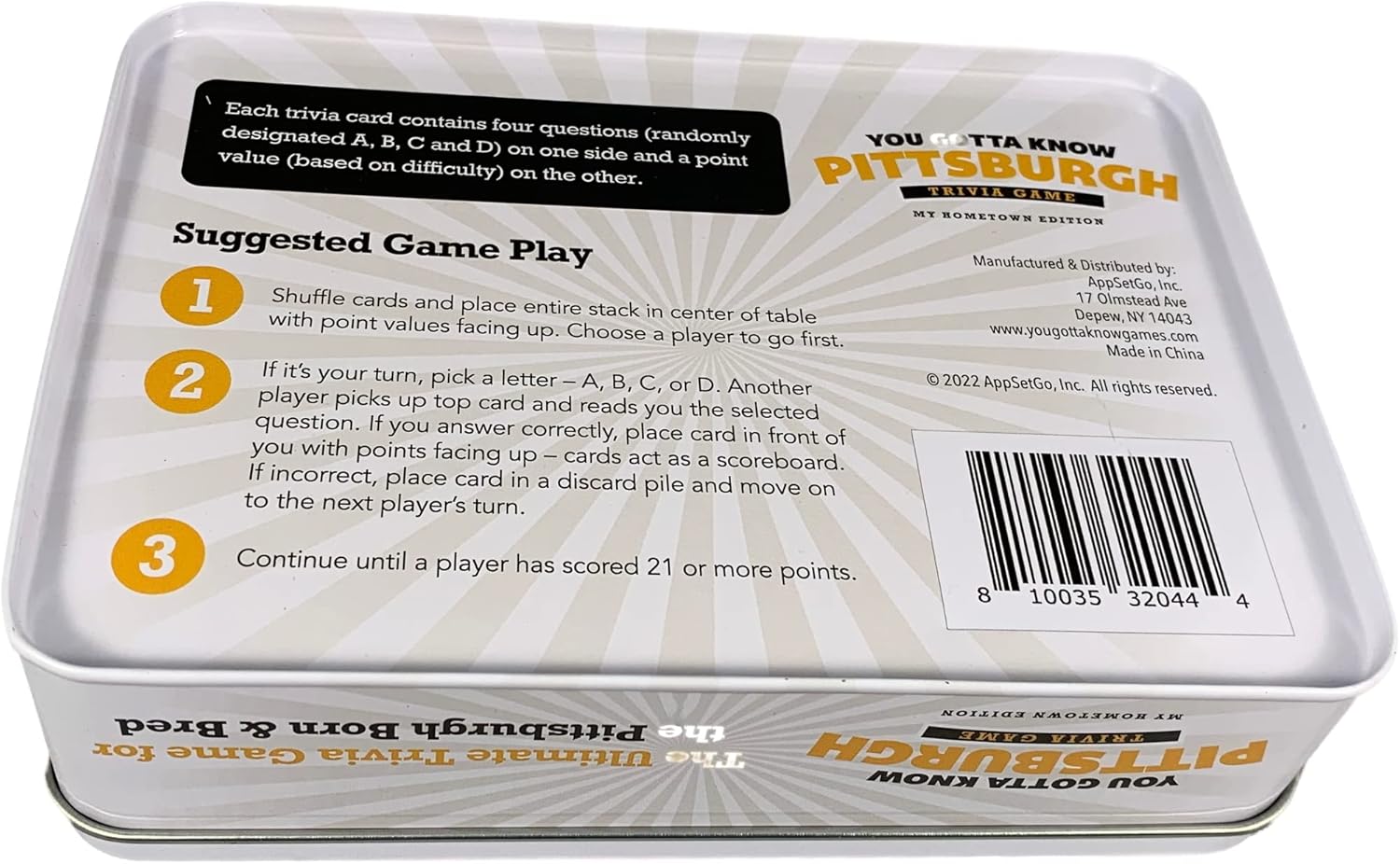 You Gotta Know Pittsburgh Hometown - Trivia Game - Image 3