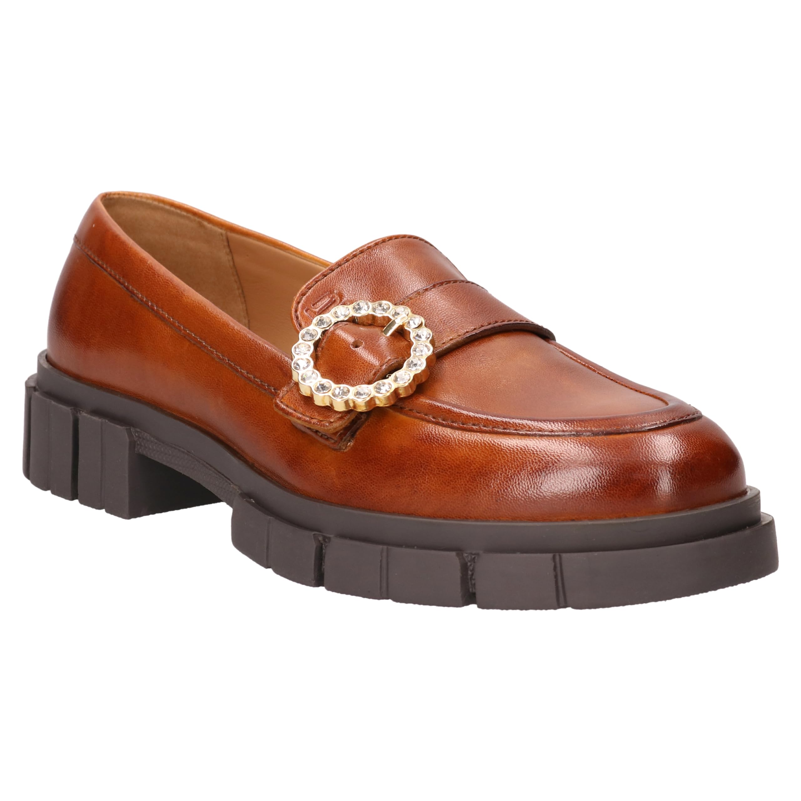 Fiona Leather Womens Loafers-image-5