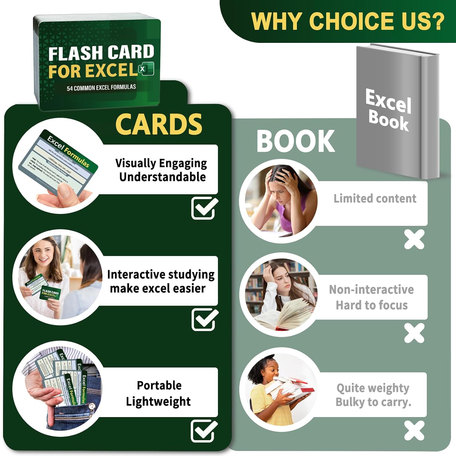 Excel Formulas Cards, Laminated Excel Cheat Sheet Australia | Ubuy