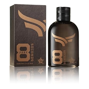 Tru Western PBR 8 Seconds Fury Mens Cologne, 3.4 fl oz 100 ml - Warm, Intense, Vibrant