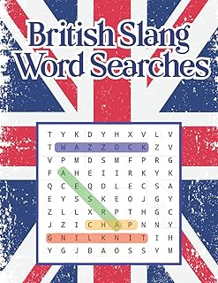 British Slang Word Searches: british Gifts | Easy Large Print Word Search, Scrambles For Adult And Seniors | Mindfulness Puzzle Book | Mind Games And Dementia Activities.