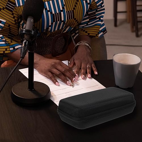 Miniatura 9 de EXCEART Caja de almacenamiento para micrófono, bolsa protectora - Caja de almacenamiento rígida a prueba de golpes para micrófono impermeable bolsa