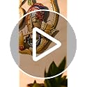 Image of Handcrafted Metal Krishna Wall Clock for Home Decor | Lord Krishna Design Spiritual Wall Art for Living Room, Bedroom, Temple & Office | Elegant Religious Gift Item (Multicolour, Iron Art)