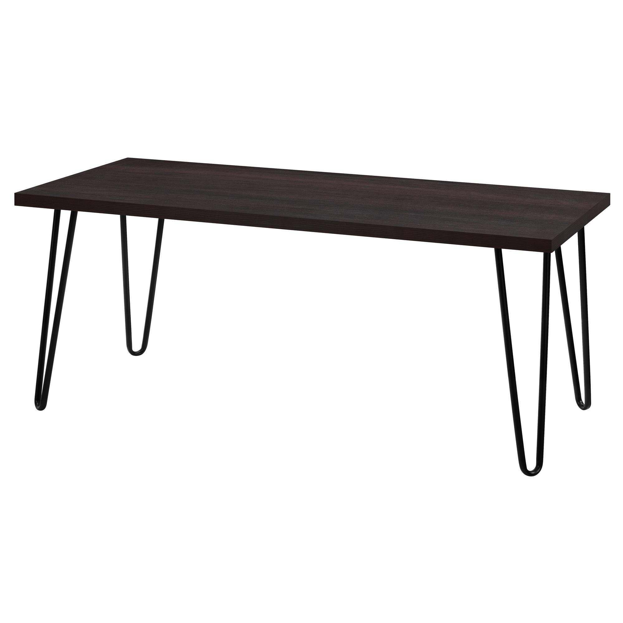DHP Furniture Owen Coffee Table, Espresso, 50x106x46cm (DxWxH)
