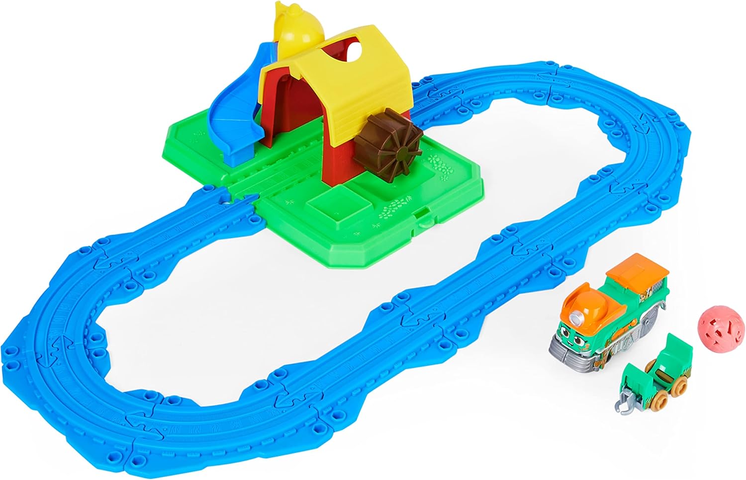 Mighty Express, Farm Station Adventure Bucket and 11Piece Train Track