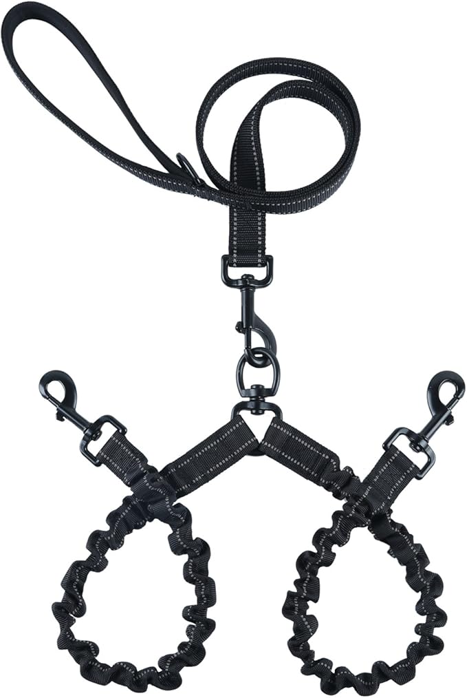 Lenvei Double Dog Leash,No Tangle 2 Dogs Walker