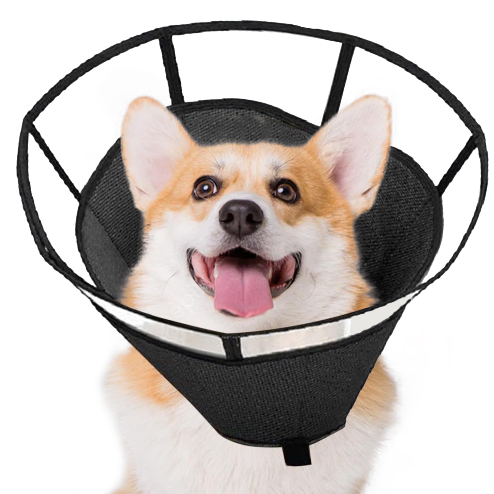 Collare Cono Morbido per Cani - Scudo Regolabile Anti Leccamento