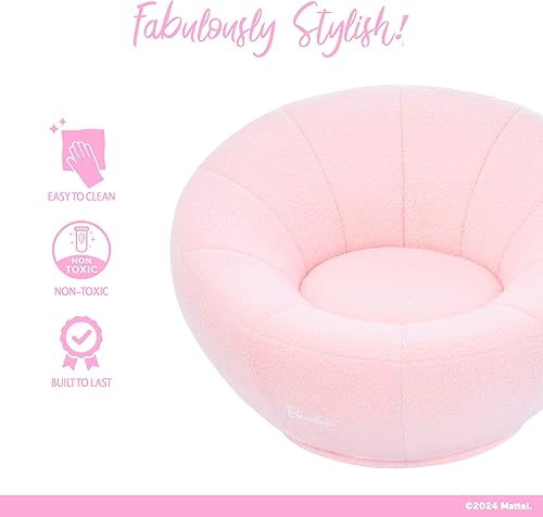 Miniatura 4 de Sofá infantil Barbie I'm Unstoppable de Evolur en rosa
