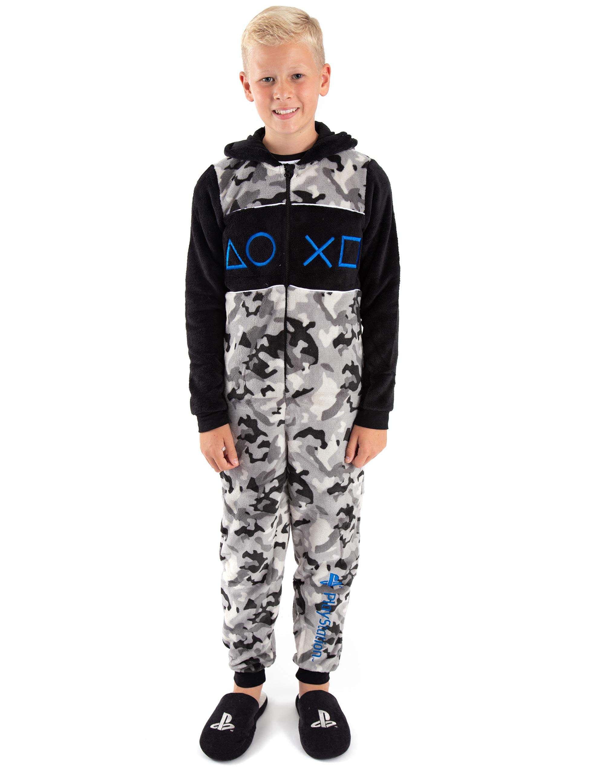 Playstation Onesie Boys Pigiama all in One Camo Game Kids