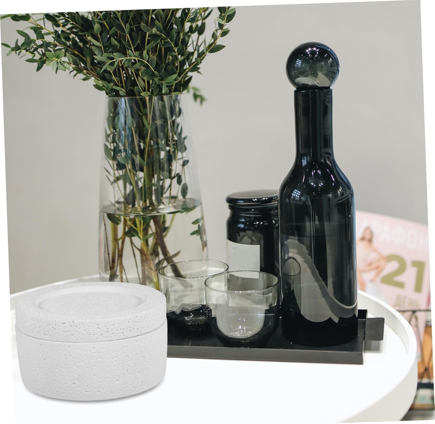 Balacoo Diffuser for Sauna Versatile Essential Oil Holder Decorative Jewelry Organizer Waterless Scent Diffuser for Home Car Durable Fragrance Stone for Relaxing