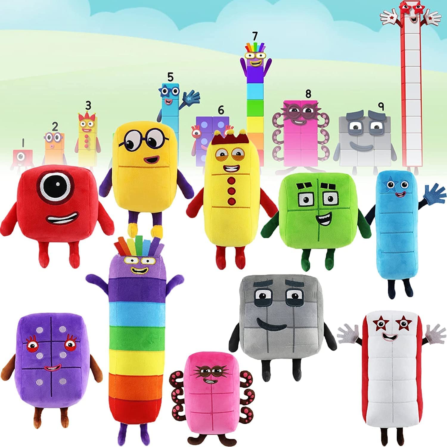 Buy Numberblocks Doll Children's Mathematics Enlightenment Plush Toys