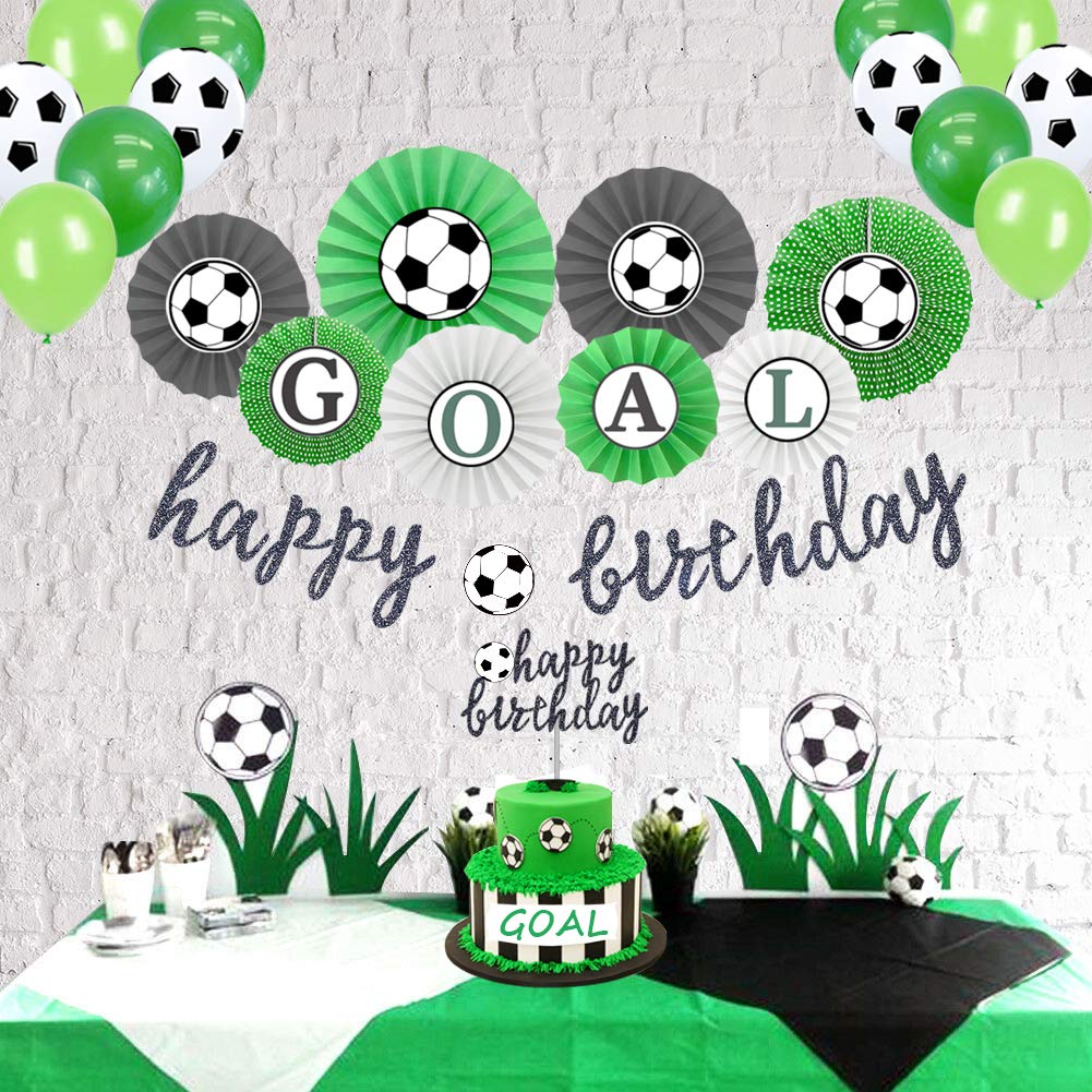Hombae Soccer Birthday Party Decorations Supplies, Soccer Ball Birthday