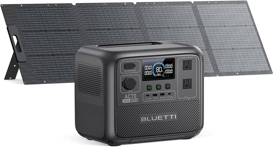 Amazon.com : BLUETTI AC70 Solar Generator with 200W Solar Panel