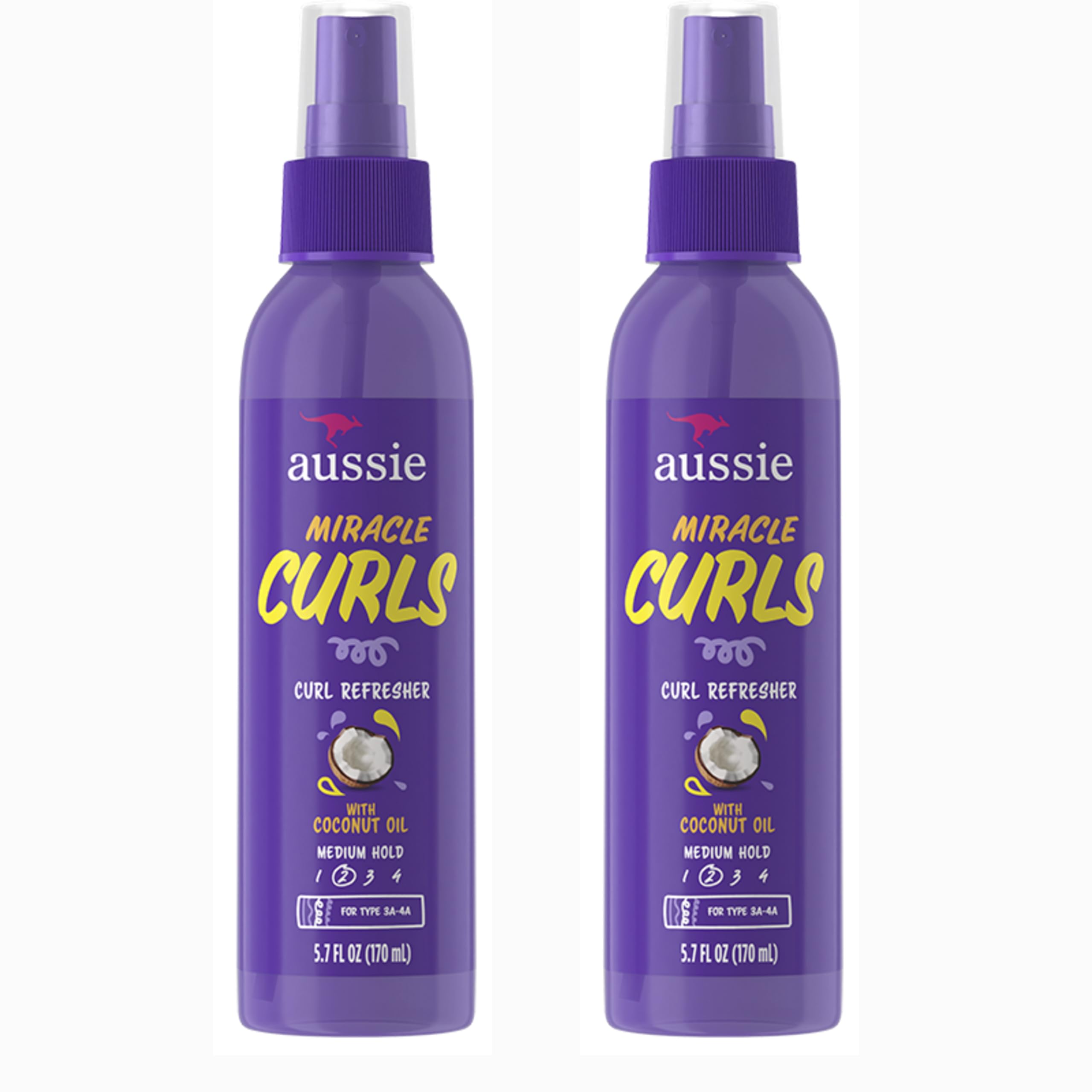 Miracle Curls Refresher 5.7 Ounce Pump (Maximum Hold) (170ml) (2 Pack)